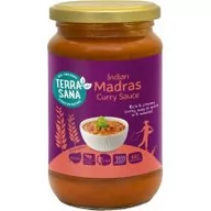Kuchnie świata - Terrasana Sos curry indian madras bezglutenowy 350 g Bio - miniaturka - grafika 1