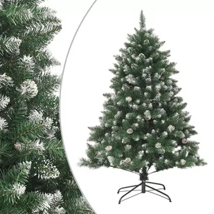vidaXL Sztuczna choinka ze stojakiem, 120 cm, PVC - Choinki - miniaturka - grafika 1