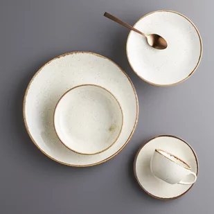 DZBANEK DO HERBATY KAWY SAND 500 ml PORCELANA PORLAND SEASONS KREMOWA - Dzbanki i imbryki - miniaturka - grafika 3