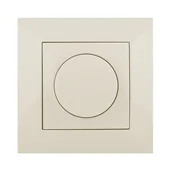 Wyłączniki światła i elektryczne - ELEKTRO - PLAST Ściemniacz przyciskowo-obrotowy CARLA  kremowy  ELEKTRO - PLAST - miniaturka - grafika 1