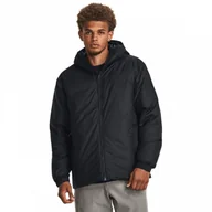 Kurtki męskie - Męska kurtka z puchem naturalnym Under Armour Limitless Down LW Jacket - czarna - miniaturka - grafika 1