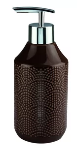 KLEINE WOLKE Bow Dozownik do mydła brązowy 360 ml 8639301854 - Mydelniczki i dozowniki mydła - miniaturka - grafika 1