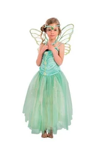 Strój dla dzieci, wróżka, zielony, rozmiar 140 - Stroje karnawałowe - miniaturka - grafika 1