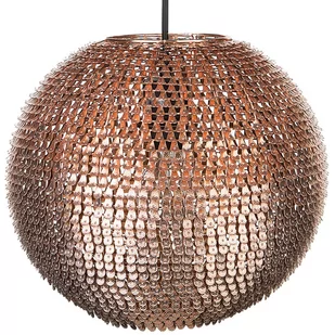 Beliani Lampa wisząca Lampa wisząca miedziana SEINE 25823 - Lampy sufitowe - miniaturka - grafika 1