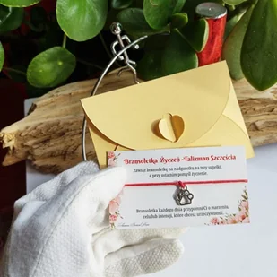 PSIA ŁAPKA PIESKA Bransoletka Życzeń Talizman Szczęścia/GiovanniDivine - Bransoletki - miniaturka - grafika 1