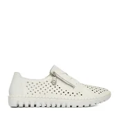 Półbuty damskie - Półbuty Rieker CEO-M2300-80 Biały - miniaturka - grafika 1