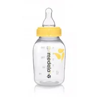 Butelki dla niemowląt - Medela Butelka ze smoczkiem - 150ml, 0-3m, wolny przepływ - miniaturka - grafika 1