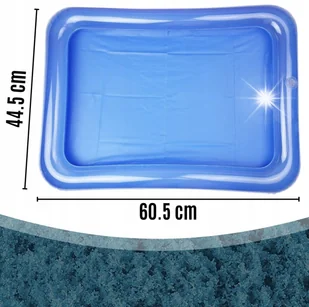 PIASEK KINETYCZNY ZESTAW kinetic PIASKOWNICA 3KG basen foremki łopatki XXL - Masy plastyczne - miniaturka - grafika 1