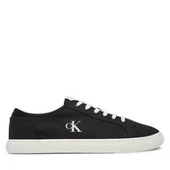 Trampki męskie - Tenisówki Calvin Klein Jeans Ess Vulc Low Mg Canvas YM0YM01209 Czarny - miniaturka - grafika 1