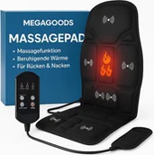 Masażery - Elektryczna poduszka do masażu z ogrzewaniem podczerwonym Szyja i plecy DE. - miniaturka - grafika 1