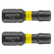 Wkrętarki - Graphite Bity udarowe TX30 x 25 mm, 2 szt. TOP-56H516 - miniaturka - grafika 1