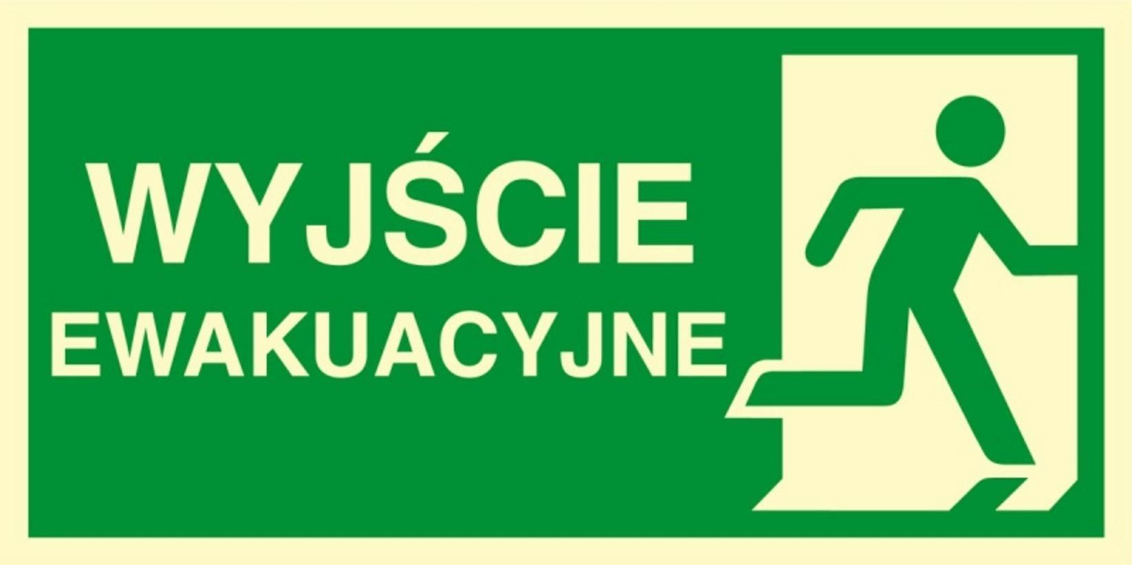 PROCERA AC101CEPS - ZNAK EWAKUACYJNY - KIERUNEK DO WYJŚCIA EWAKUACYJNEGO - W PRAWO