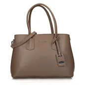 Torebki damskie - Klasyczny kuferek z ozdobną blaszką C255 - miniaturka - grafika 1