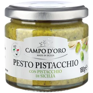 Pesto z pistacji słoik 180g Campo D'oro - Pasty warzywne - miniaturka - grafika 1