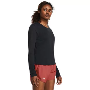 Damski longsleeve do biegania Under Armour UA Launch Ls - czarny - UNDER ARMOUR - Koszulki sportowe damskie - miniaturka - grafika 1