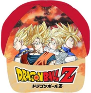 Czapki dla dzieci - Czapka na lato dla chłopca z daszkiem czerwona Dragon Ball - miniaturka - grafika 1