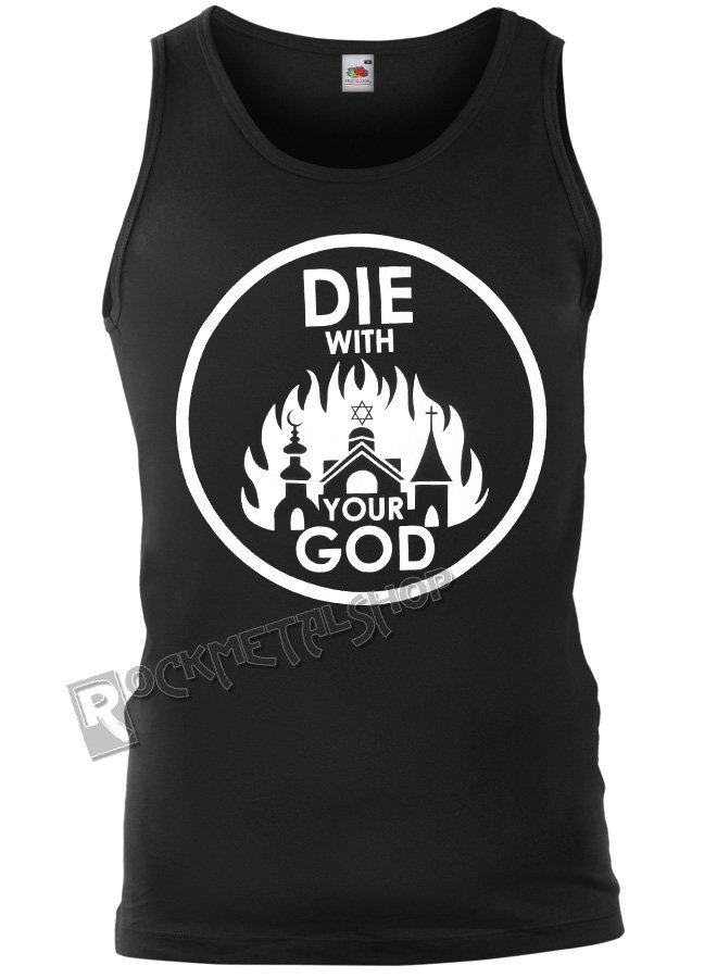 koszulka na ramiączkach AMENOMEN - DIE WITH YOUR GOD (OMEN071KR)-L