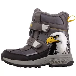 Kappa Deutschland Unisex Kinder Style: 261044k Claw Ii Tex K Boys śniegowce, grey black, 30 EU - Śniegowce damskie - miniaturka - grafika 1