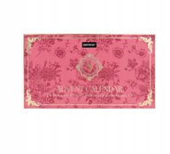 Ozdoby bożonarodzeniowe - Sence kalendarz adwentowy z kosmetykami do makijażu różowy 24 elementy - miniaturka - grafika 1