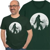 Koszulki męskie - Wielka Stopa Koszulka Pełnia Księżyca Sasquatch - miniaturka - grafika 1