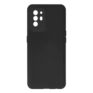 Etui do Oppo A94 5G Silikonowe Półsztywne Soft Touch czarne - Etui i futerały do telefonów - miniaturka - grafika 1