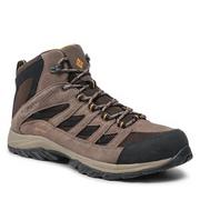 Buty trekkingowe męskie - Trekkingi Columbia Crestwood Mid Waterproof BM5371 Cordovan/Squash 231 - miniaturka - grafika 1