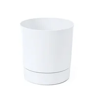 Donice - Donica z podstawką AURA 34,1 x 32,5 cm biały - miniaturka - grafika 1