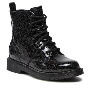Steve Madden Kozaki Jdean SM15000143-02002-737 Black Glitter - Kozaki damskie - miniaturka - grafika 1
