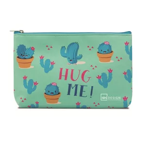 Kosmetyczka Hug Me Miętowa Kaktus - Kosmetyczki, organizery i kuferki - miniaturka - grafika 1