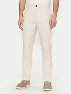 Spodnie męskie - Tom Tailor Spodnie materiałowe 1044711 Beżowy Regular Fit - miniaturka - grafika 1