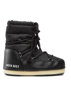 Moon Boot Śniegowce Low Nylon 14600100001 Czarny - Śniegowce damskie - miniaturka - grafika 1