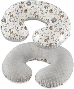 PODUSZKA ROGAL DO KARMIENIA SPANIA MINKY XXL PREMIUM BABYMAM - Poduszki do karmienia PODUSZKA ROGAL DO KARMIENIA SPANIA MINKY XXL PREMIUM BABYMAM - Poduszki do karmienia - miniaturka - grafika 1