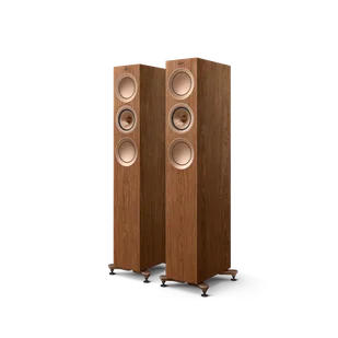 KEF R5 Meta kolumna podłogowa (sztuka) Walnut - Głośniki i kolumny - miniaturka - grafika 1
