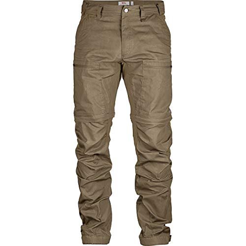 Fjällräven Męskie spodnie sportowe Abisko Lite Trekking Zip-Off M Reg, light olive, 40 PL