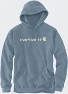 Bluzy męskie - Bluza Carhartt Midweight Logo ThunderCloud - miniaturka - grafika 1