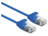 Kable miedziane - ROLINE 21.15.3941 kabel sieciowy Niebieski 0,3 m Cat6a U/UTP (UTP) 21.15.3941 - miniaturka - grafika 1