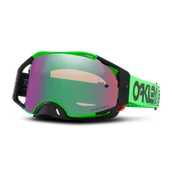 Gogle i okulary motocyklowe - Gogle Cross Oakley Airbrake Moto Zielony - miniaturka - grafika 1