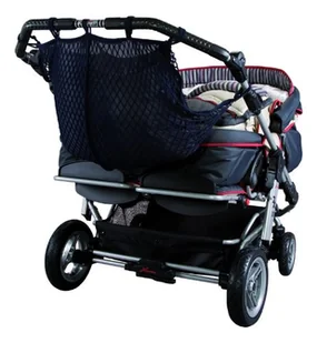 Sunnybaby 850120509 siatka na zakupy do wózka podwójnego z ochroną przed wzrokiem – kolor: niebieski morski - Akcesoria do wózków - miniaturka - grafika 1