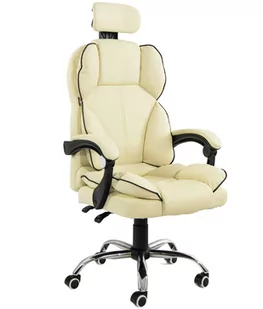 Fotel biurowy, krzesło biurowe Fotel biurowy Artnico Seli 1.0 kremowy - Fotele i krzesła biurowe - miniaturka - grafika 4