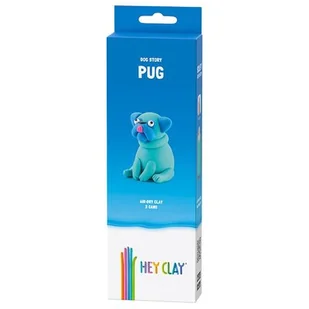 Masa plastyczna HEY CLAY Dog Story Mops HCL30122CEE - Masy plastyczne - miniaturka - grafika 1