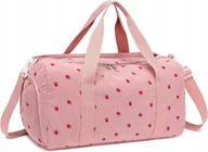 Torby szkolne - TORBA SPORTOWA DLA DZIECI NA BASEN TORBA BUTY KIESZEŃ MOKRE 46 x 22 x 23 cm - miniaturka - grafika 1