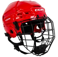 Hokej - Kask hokejowy CCM Tacks 70 Combo Red  Senior M - miniaturka - grafika 1