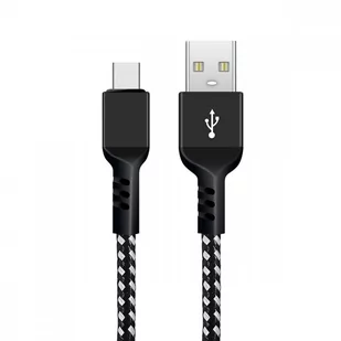 Kabel USB C fast charge 2.4A MCE482 Czarny - Ładowarki do telefonów - miniaturka - grafika 1