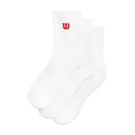 Skarpetki dla dzieci - Skarpetki Wilson Quarter Top Sock Bright White M - miniaturka - grafika 1