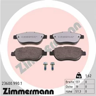 Klocki hamulcowe - komplet ZIMMERMANN 23600.990.1 - Klocki hamulcowe - miniaturka - grafika 1