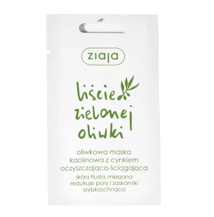 Ziaja LIŚCIE ZIELONEJ OLIWKI Oliwkowa maska kaolinowa oczyszczająco-ściągająca 7ml - Maseczki do twarzy - miniaturka - grafika 1