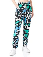 Spodnie damskie - s.Oliver Spodnie damskie długie, spodnie do biegania, Czarny | wielokolorowy 99b0, 48 - miniaturka - grafika 1