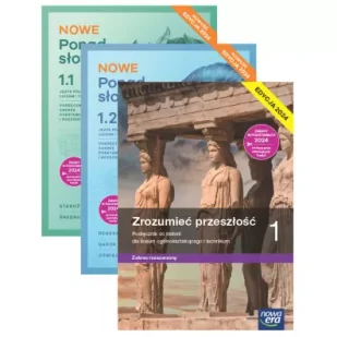 Pakiet podręczników: Nowe Ponad słowami. Część 1 i 2, Zrozumieć przeszłość. Liceum i technikum. Klasa 1. Edycja 2024 - Podręczniki do technikum - miniaturka - grafika 1