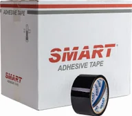 Taśmy klejące - Smart Taśma Pakowa SMART CZARNA Akryl 48/50y - 36 szt. - miniaturka - grafika 1