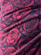 Chusty do noszenia dzieci - Yaro Slings Chusta tkana Yaro Sling - Roses Duo Red Black Glam Wrap 5 4.2 m. - miniaturka - grafika 1
